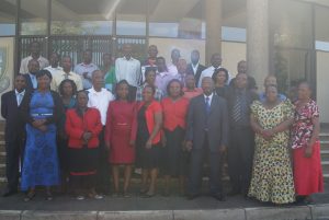 Fire fighting training participants from markets