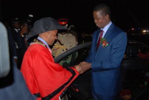 With Zambian Prsident