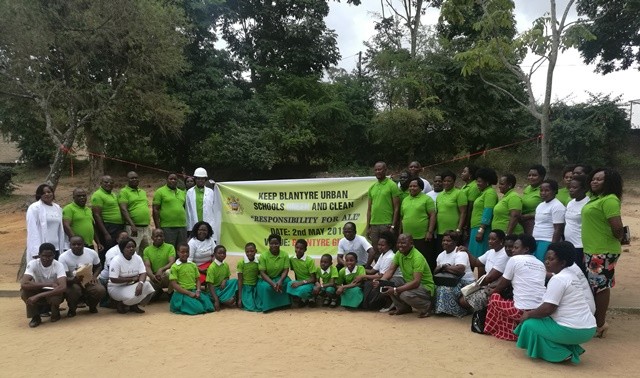 Deputy Mayor poses for a photo after launching tree planting project