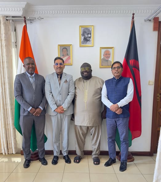 Blantyre City leadership meeting with Indian High Commissioner