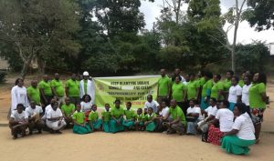 Deputy Mayor poses for a photo after launching tree planting project